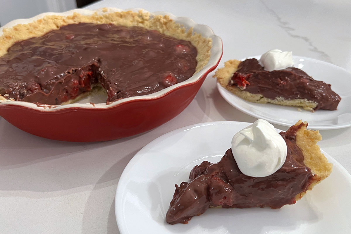 Chocolate Cherry Pie - Grandma Jackie's Recipes