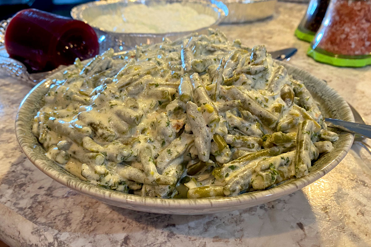 Parsley Green Beans Thanksgiving Side Dish - Grandma Jackie's Recipes