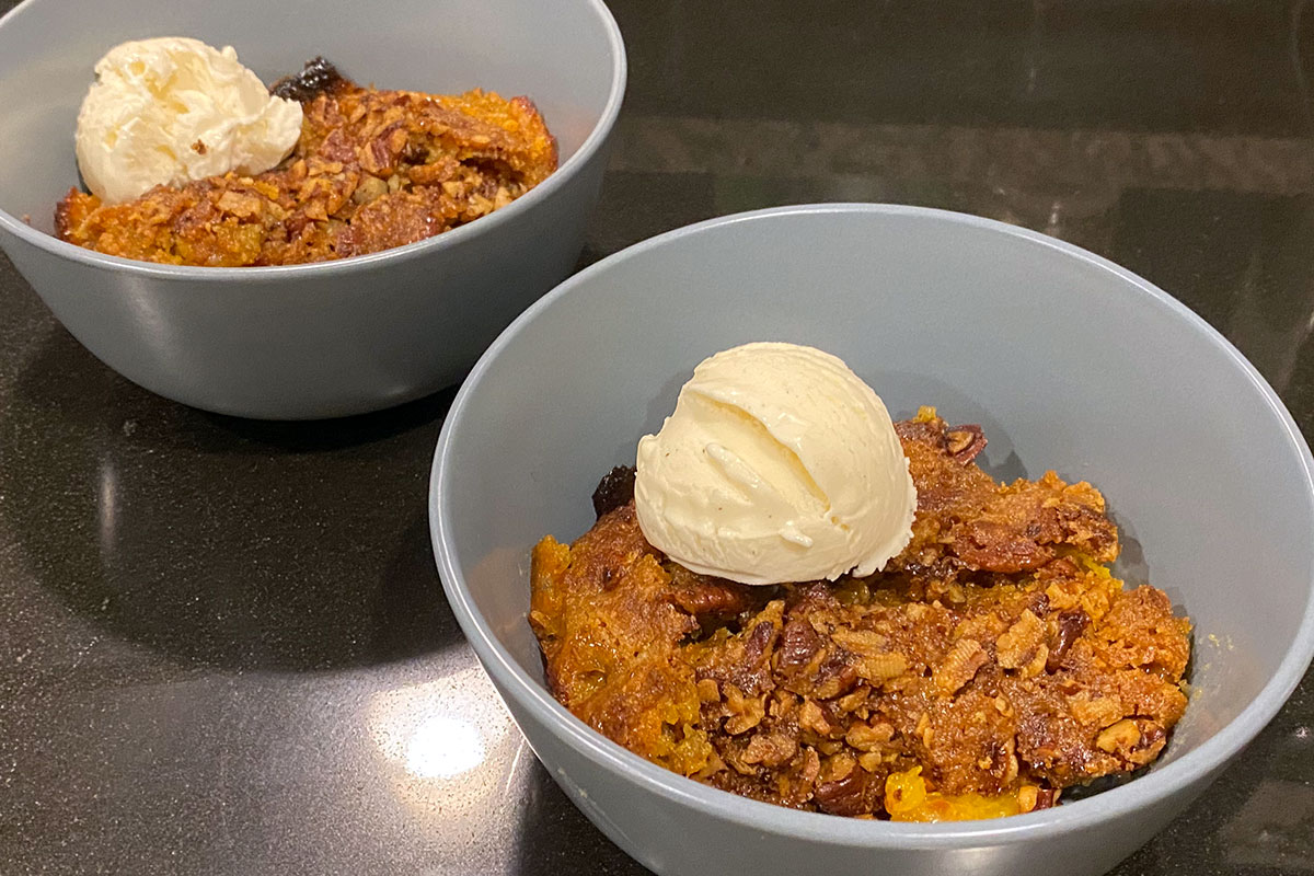 Peach Cake Vintage Dessert - Grandma Jackie's Recipes