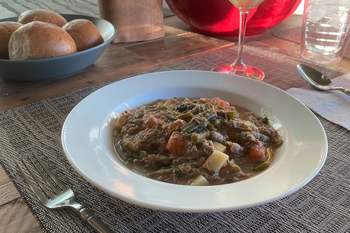 Green Bean Stew with Parsley - Grandma Jackie's Recipes