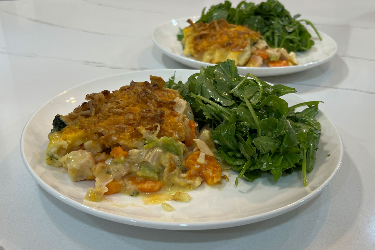 Lattice Top Chicken Bake - Grandma Jackie's Recipes