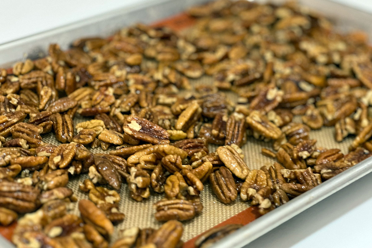 Glazed Pecans Grandma Jackie's Recipes